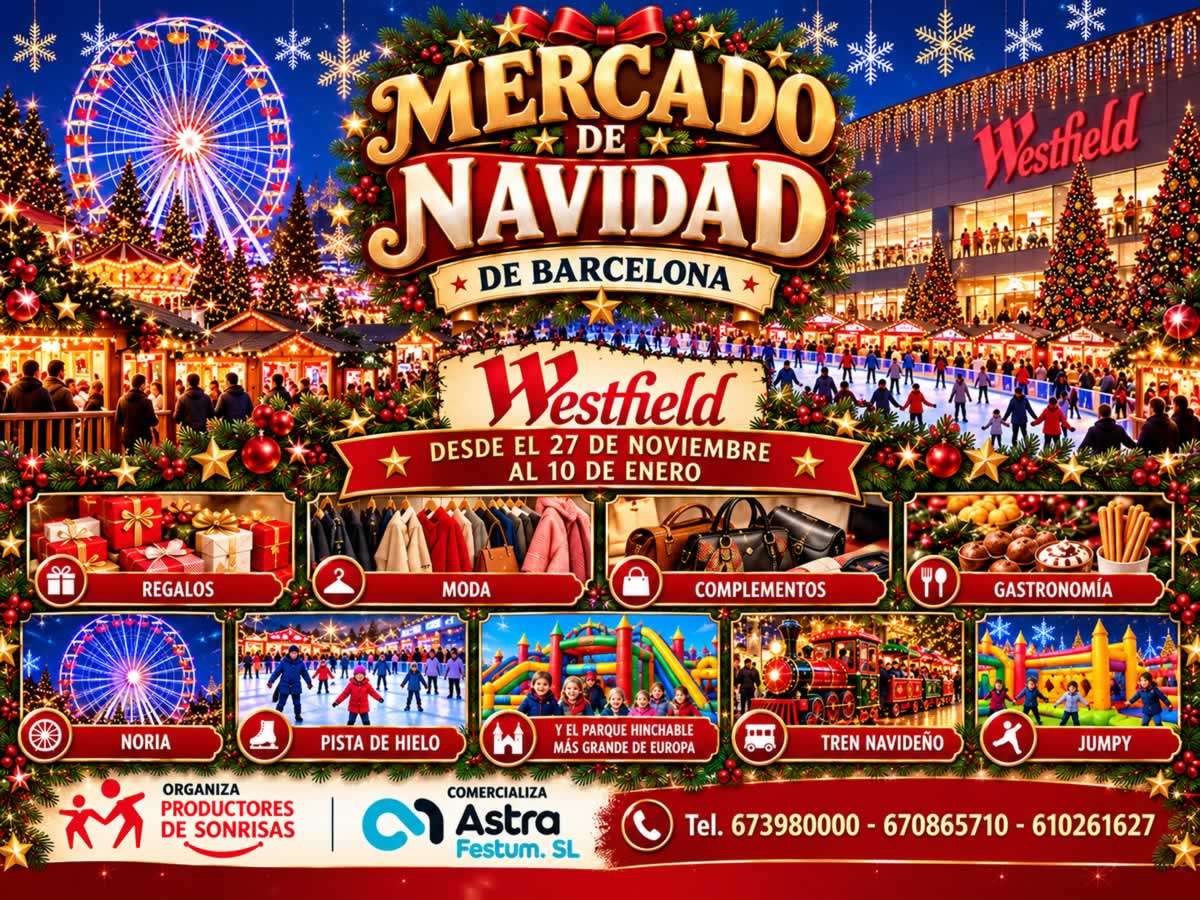 Mercado de Navidad de Barcelona 2026-2027
