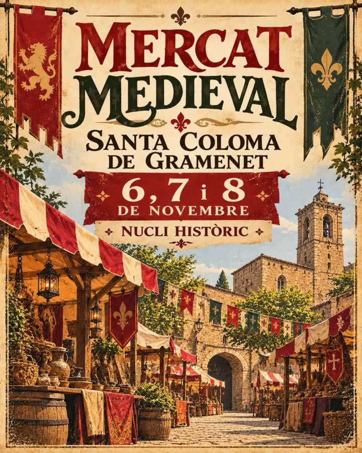 Mercado Medieval De Santa Coloma De Gramenet 2026