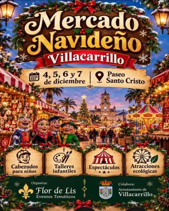 Mercado Medieval de Villacarrillo 2026 en Jaén, del 4 al 7 de diciembre.