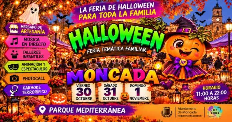 Feria de Halloween de Moncada 2026