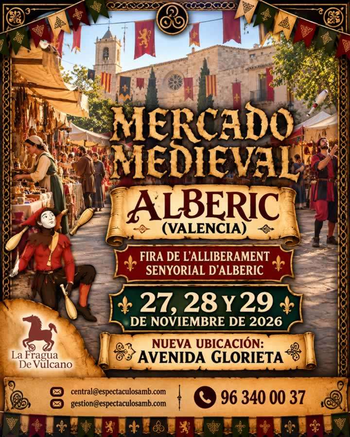 Mercado Medieval de Alberic 2026 – Fira de l’Alliberament Senyorial (Valencia) 5 Mercado Medieval de Alberic 2026 – Fira de l’Alliberament Senyorial (Valencia)