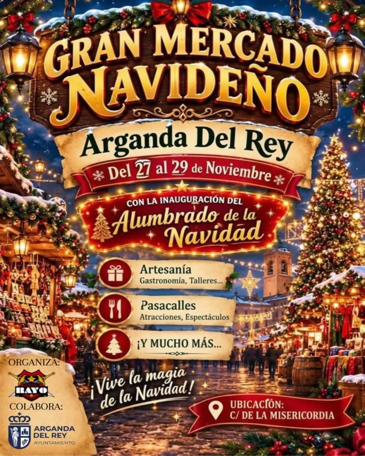 2026 mercado navidad arganda del rey cartel