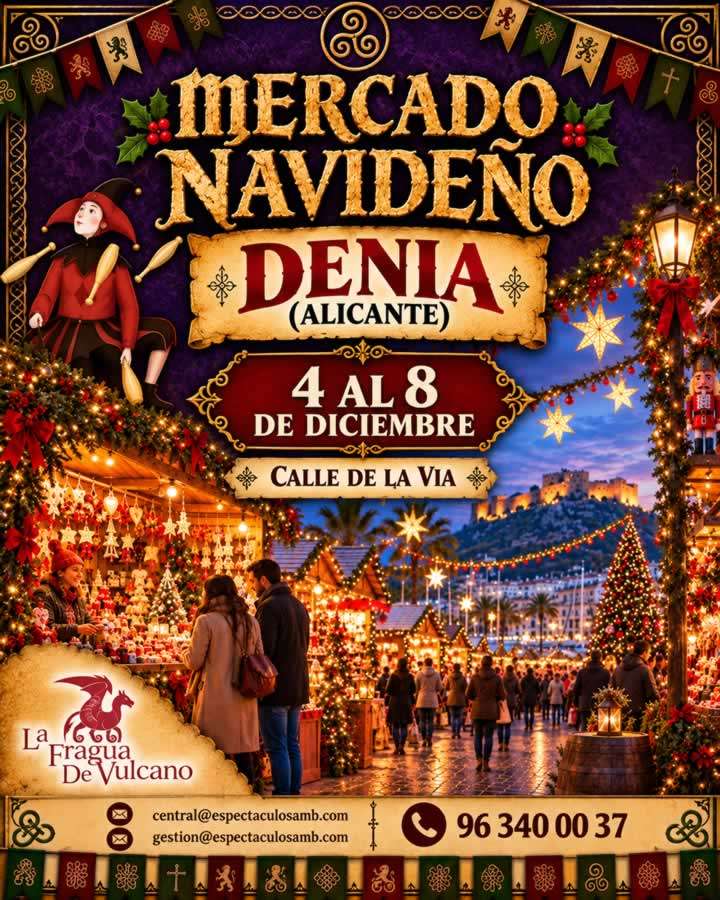 Mercado Navideño de Denia 2026 - Alicante 4 Mercado Navideño de Dénia 2026