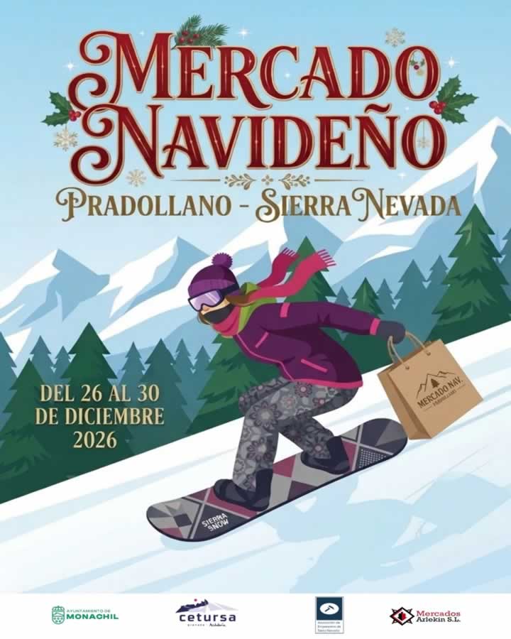 Mercado Navideño de Pradollano 2026 – Sierra Nevada (Granada)