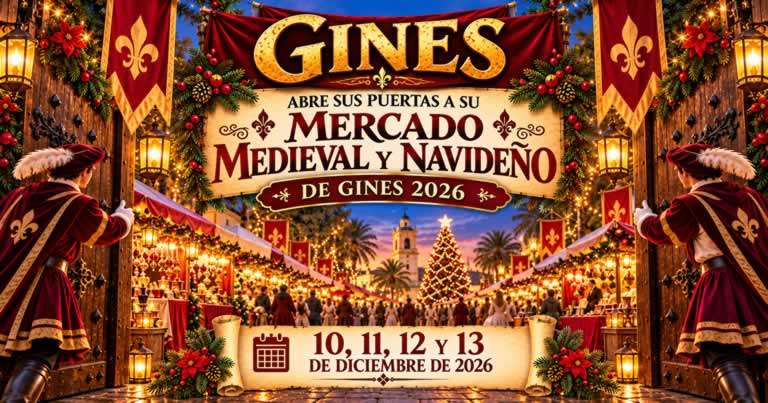 Mercado Medieval y Navideño de Gines 2026 (Sevilla) Preinscripciones abiertas