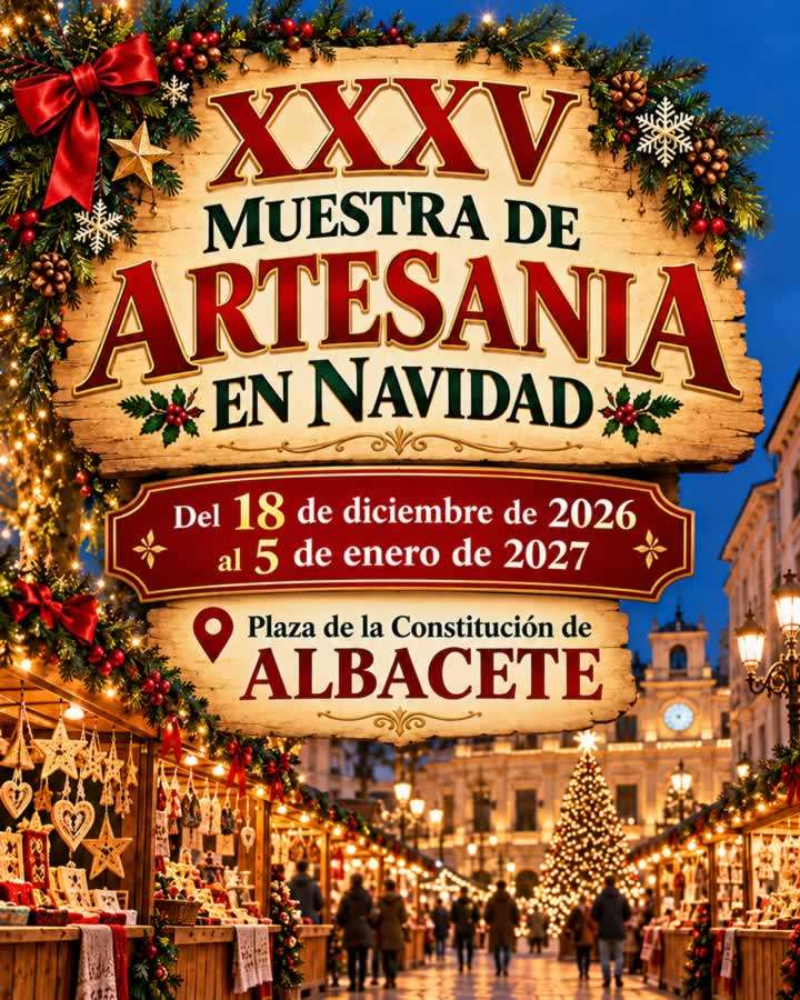 Muestra de Artesanía en Navidad de Albacete 2026Muestra de Artesanía en Navidad de Albacete 2026