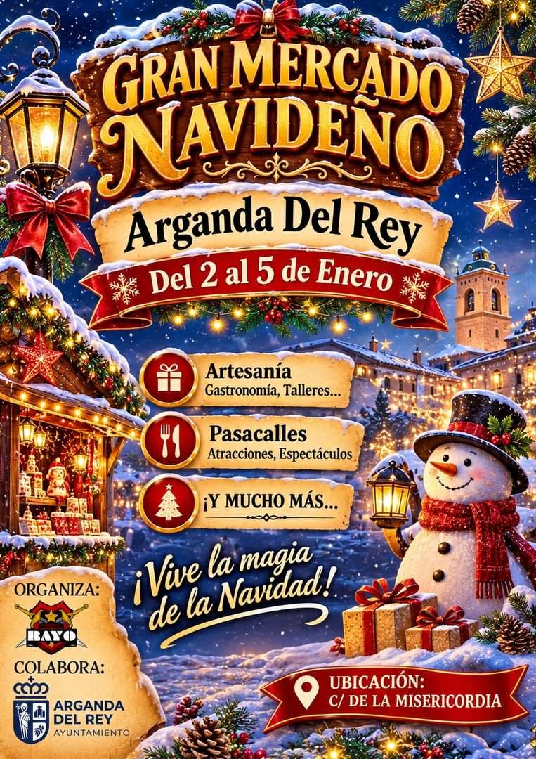 Gran Mercado Navideño de Arganda del Rey 2027
