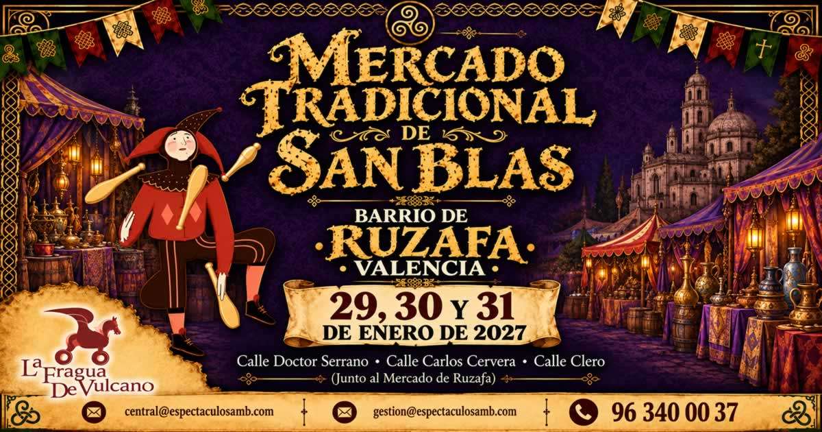 Mercado Tradicional de San Blas de Ruzafa, Valencia 2027