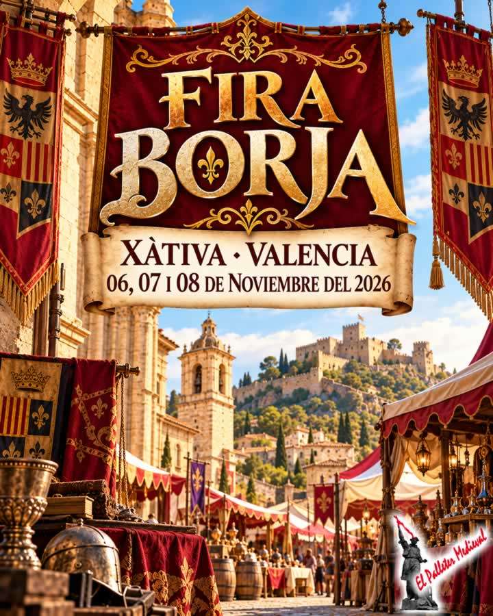 Fira Borja de Xàtiva 2026 – 6 al 8 de noviembre
