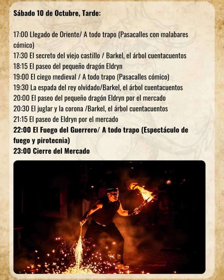Programa mercado medieval soria 2026 sabado 2 1