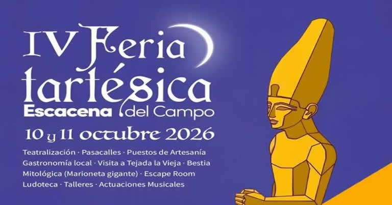 feria-tartesica-escacena-2026-cartel-768 Mercado Tartésico de Escacena del Campo 2026 (Huelva)