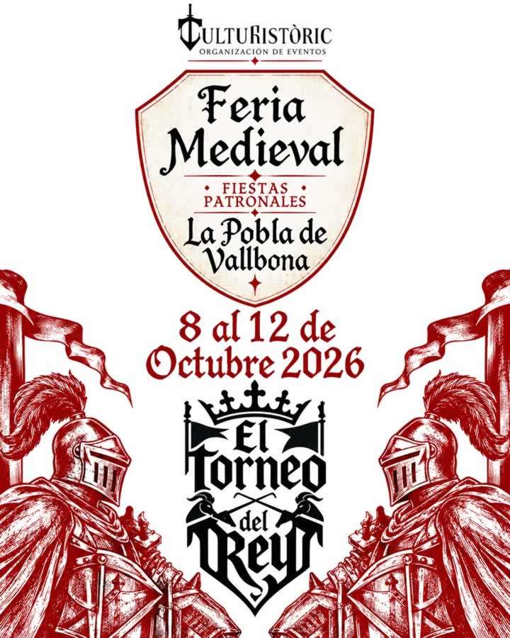 Mercado Medieval de La Pobla de Vallbona 2026
