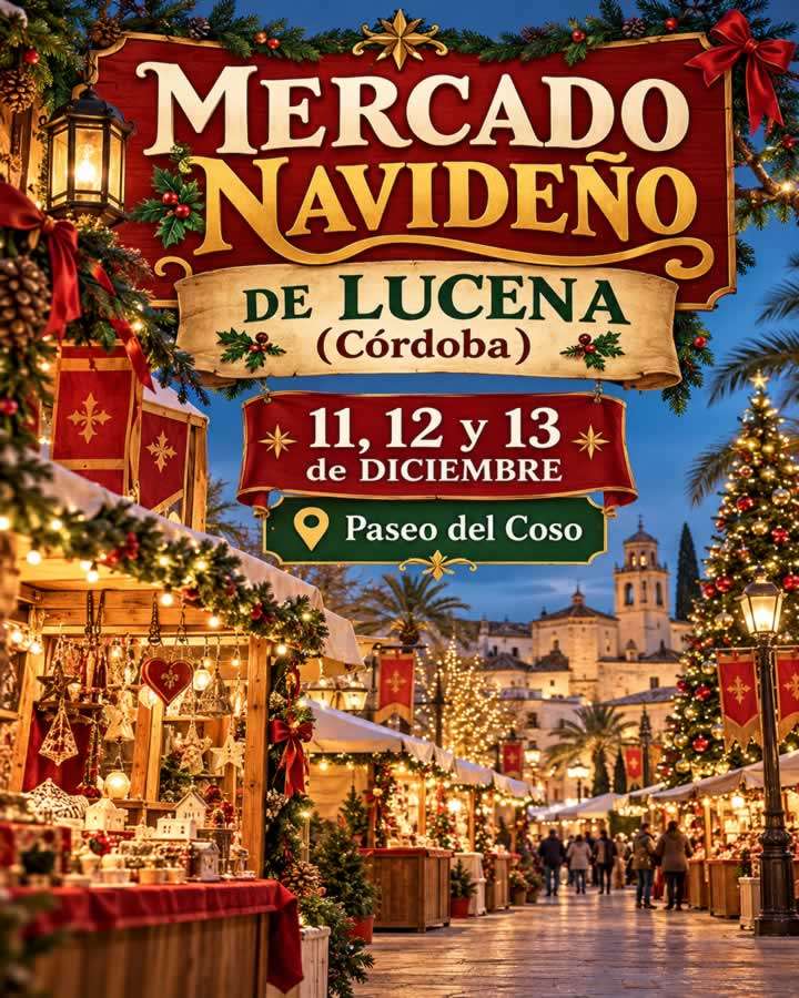 Mercado Navideño de Lucena 2026 (Córdoba) 6 mercado navidad lucena 720