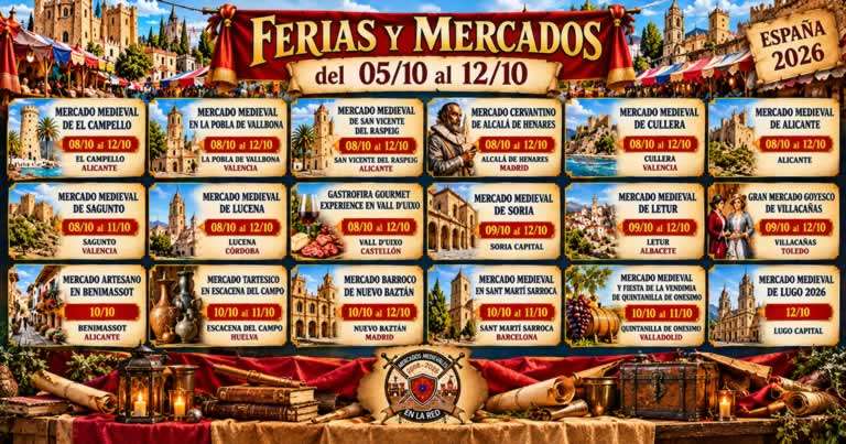 Mercados Medievales y Ferias en España 2026 1 Mercados y Ferias de está semana